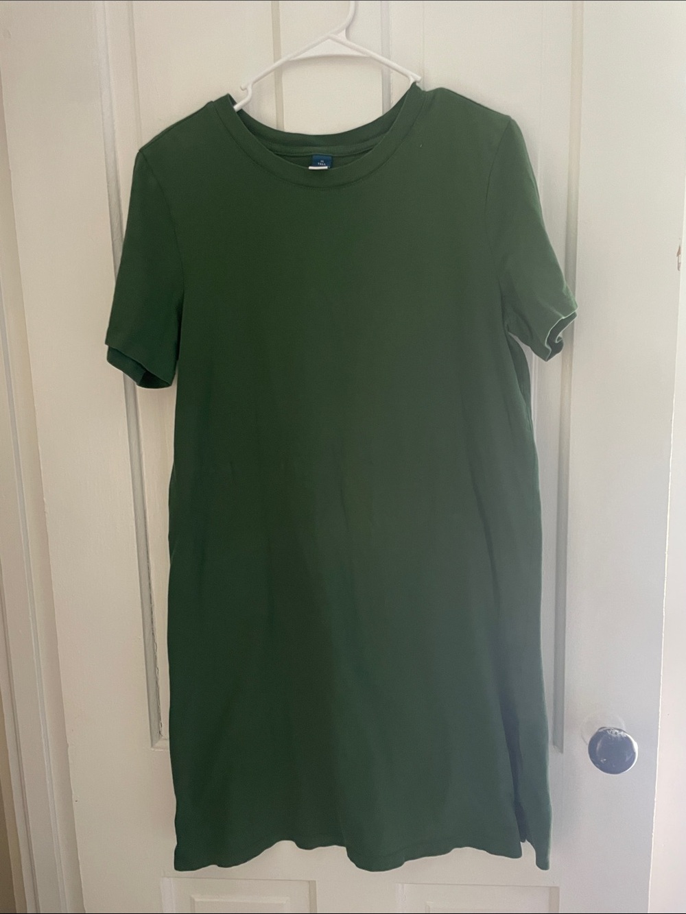 Old navy Green Short Sleeve T-Shirt Dress